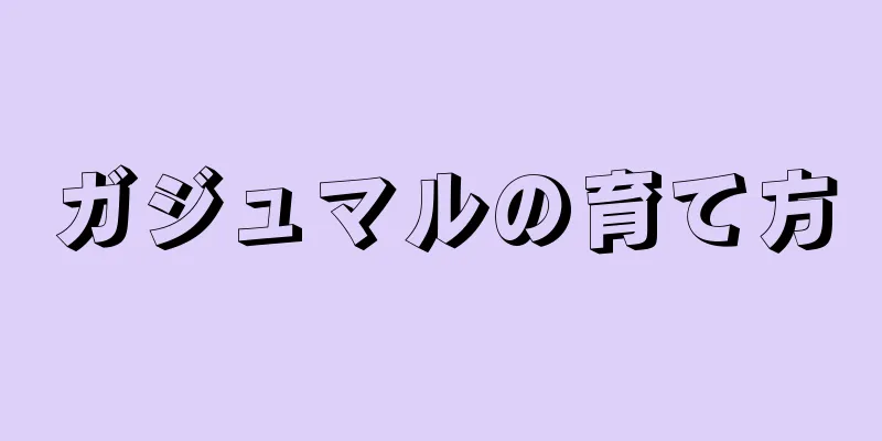 ガジュマルの育て方