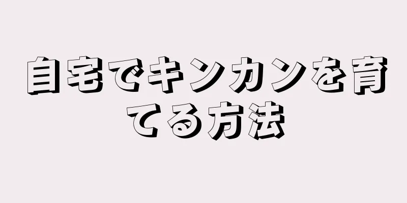 自宅でキンカンを育てる方法