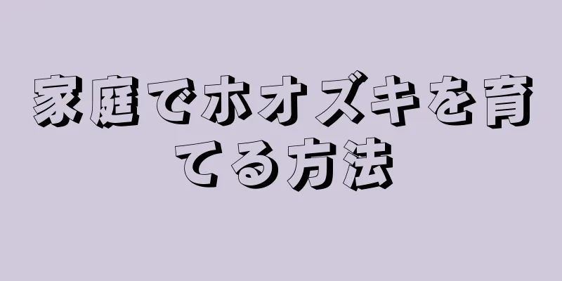 家庭でホオズキを育てる方法